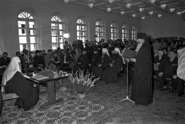 Патриарх Пимен на открытии нового здания Издательского отдела 22-09-1981